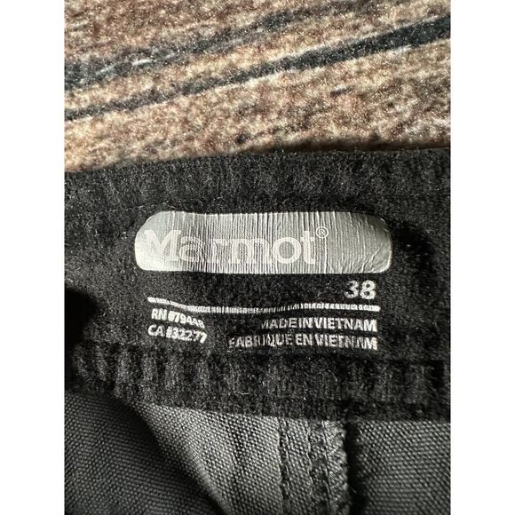 Marmot Scree Pants Men's 38x30 Grey Softshell Outdoor Hiking Nylon - Picture 8 of 10